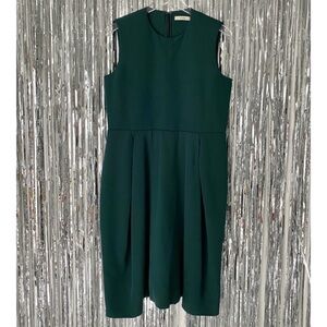 💚Celine Emerald Silk Shift Dress NWT | Made in France | Timeless Parisian Chic